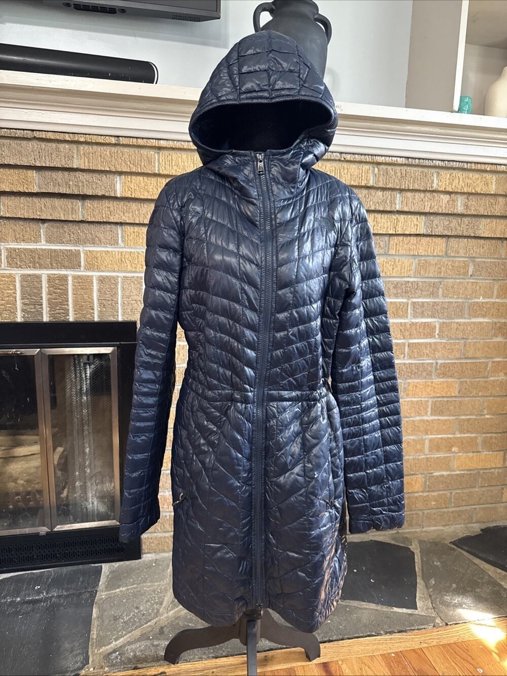 The North Face Women's Thermoball Eco Puffer Jacket Size M Blue Winter Light